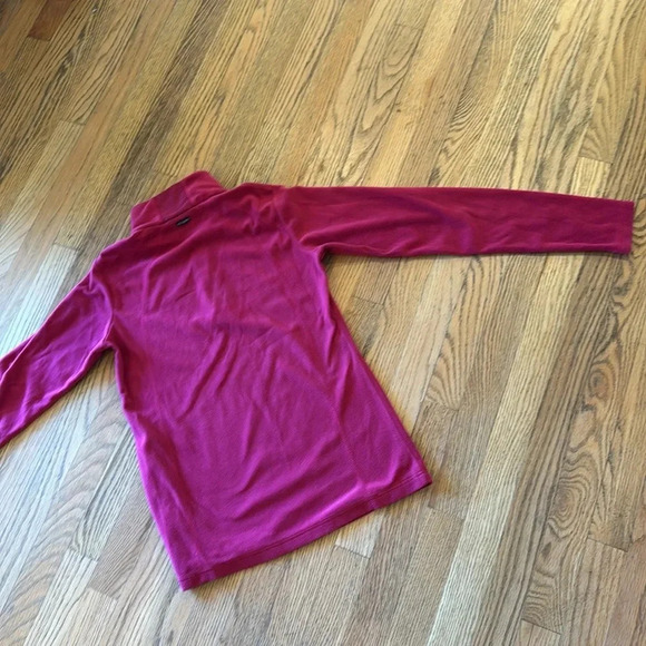 Columbia Fuchsia long sleeve fleece 1/4 zipper Small - Picture 9 of 10